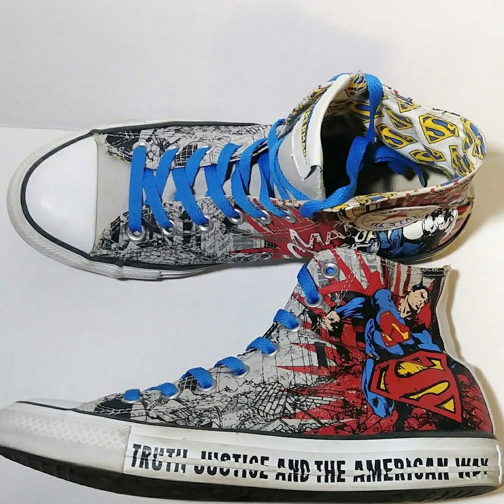 ✨DC Comics Superman Converse All Star Sneakers